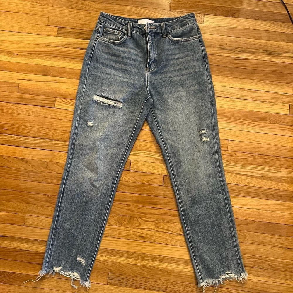 VERVET Rendition Emma Distressed Mom Jeans